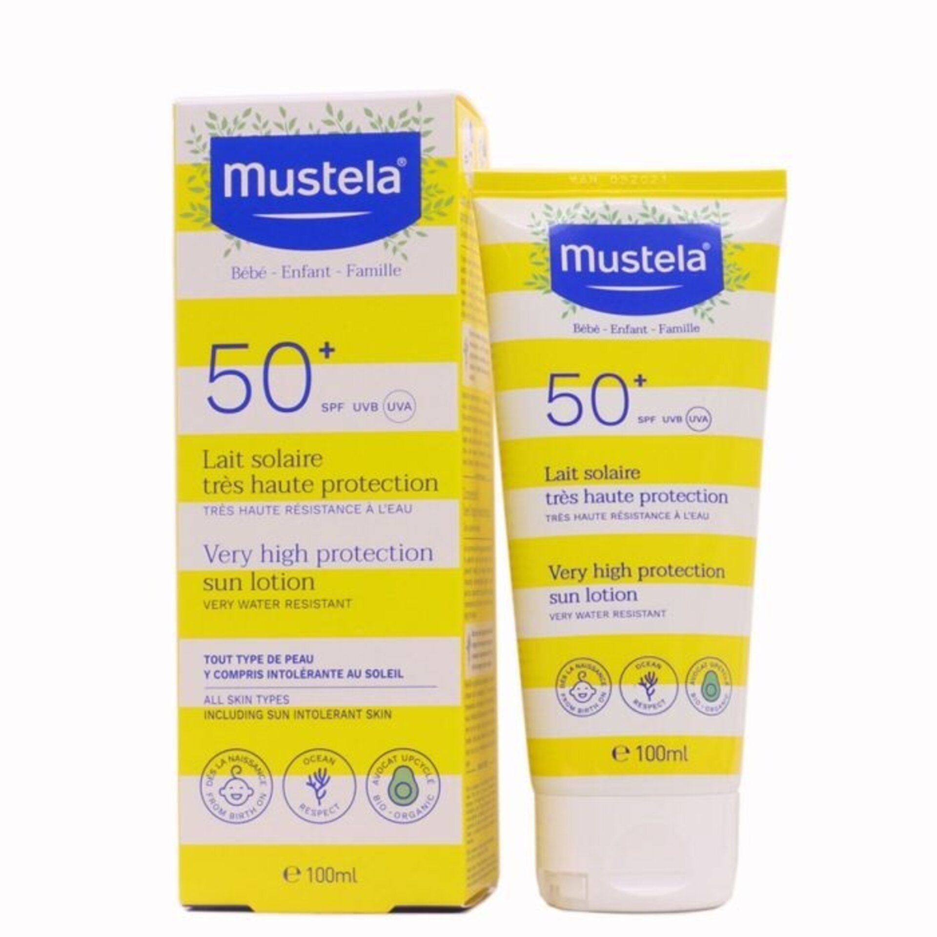 Mustela  Leche Solar Piel Sensible spf 50+ 100ml - 1