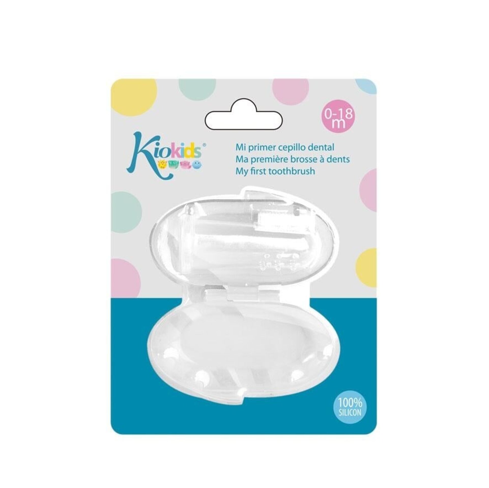 Kiokids Cepillo Dental Silicona 0-18m - 2