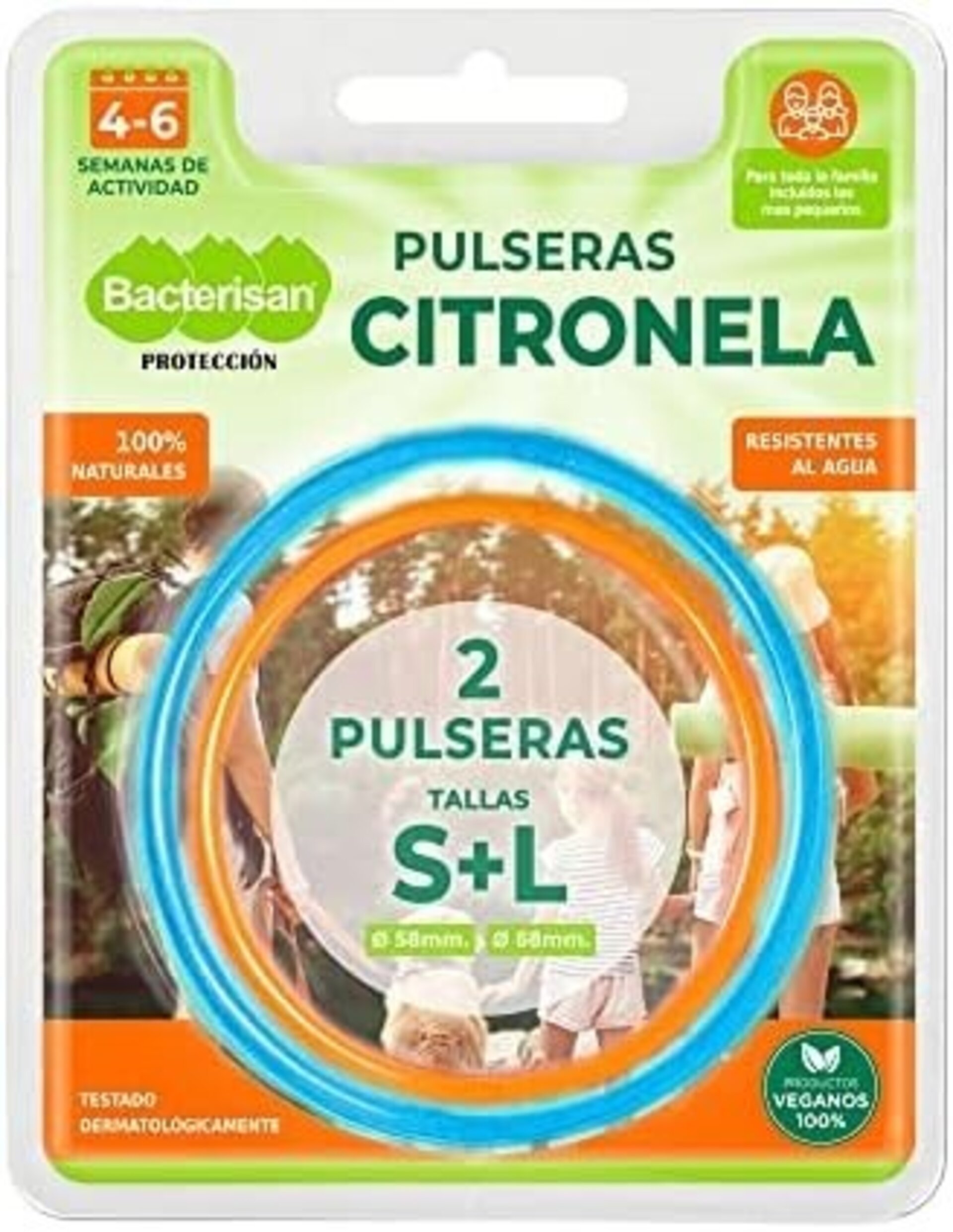 Pulseras de Cintronella Anti Mosquitos 2ud - 1