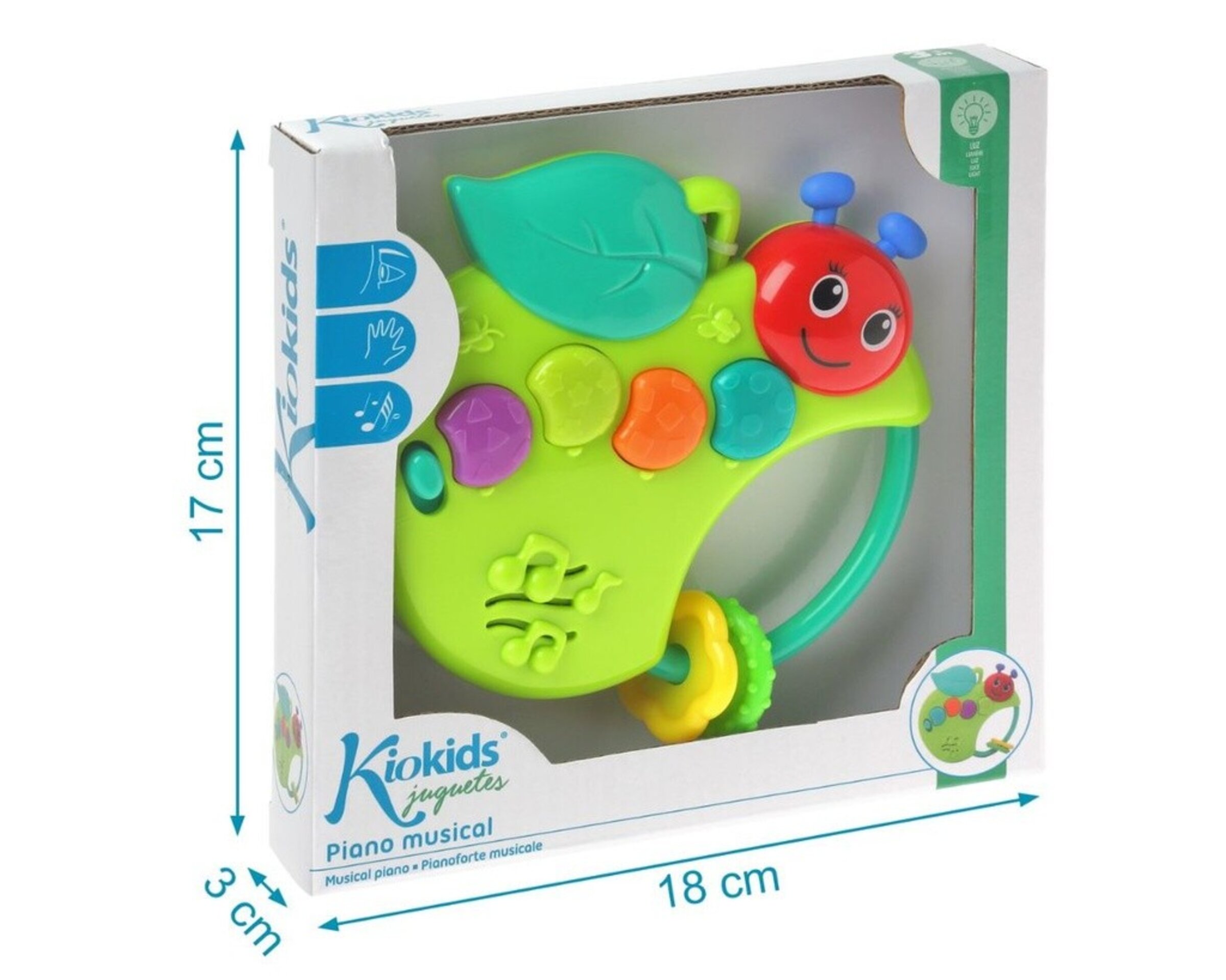 Kiokids Piano Musical Manzana - 2
