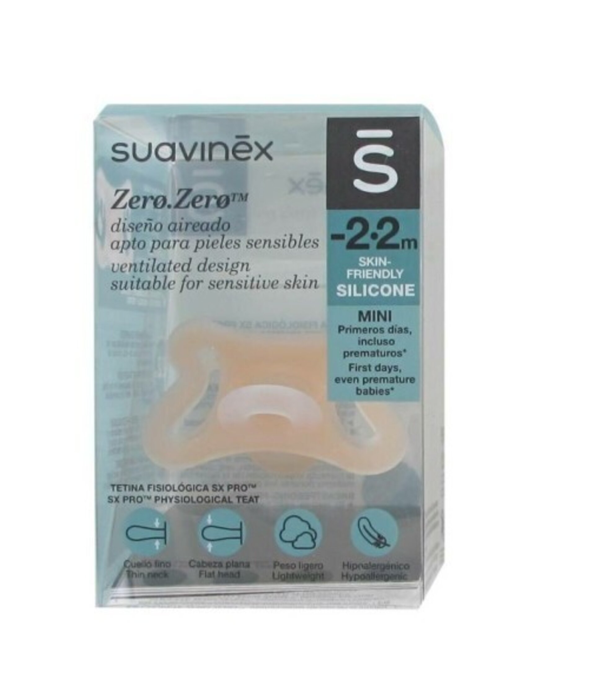 Suavinex chupe Zero.Zero -2.2m 1 pz - 1