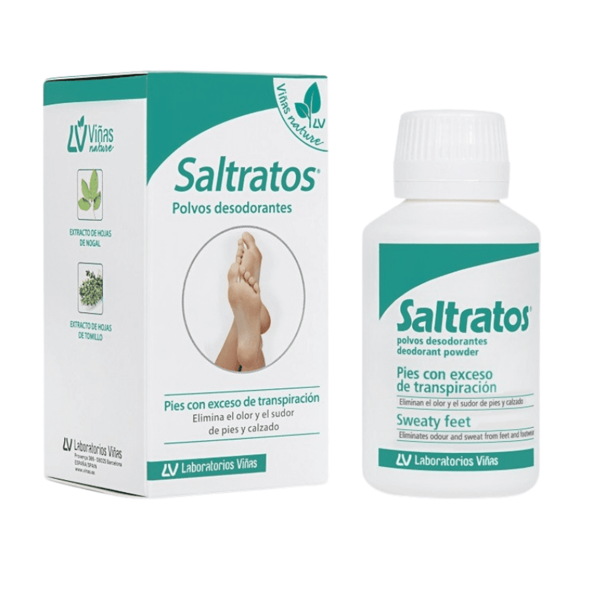 Saltratos Polvos Desodorantes Pies 50g - 1