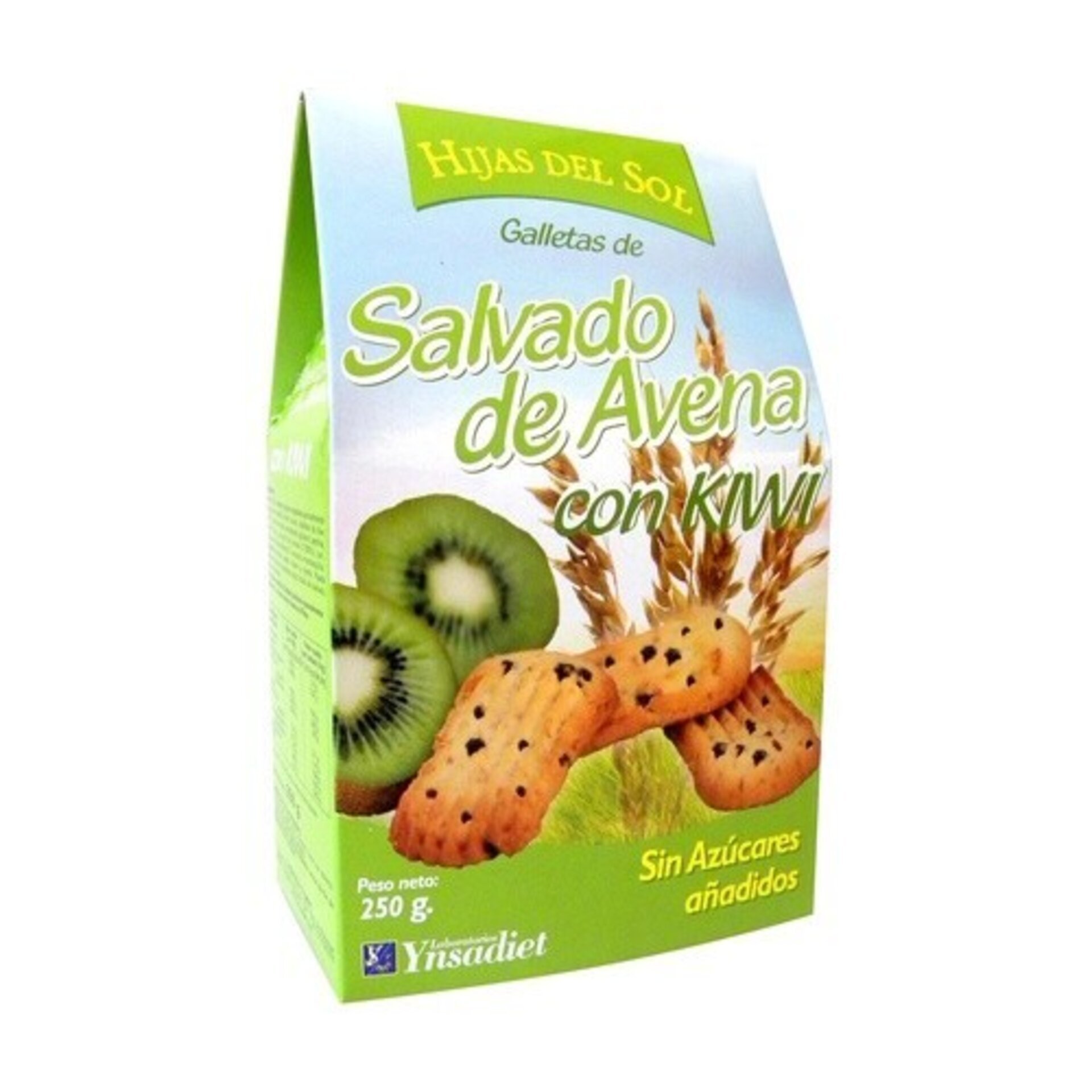 Ynsadiet Galletas Salvado De Avena Con Kiwi 250g - 1