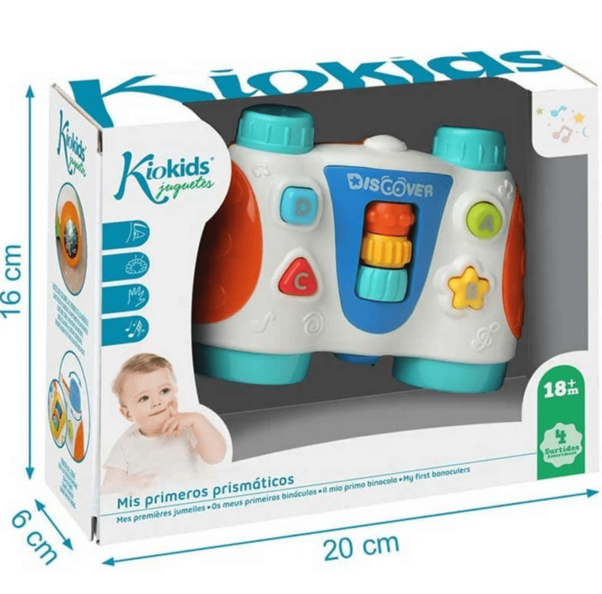 Kiokids Prismáticos +18m - 2