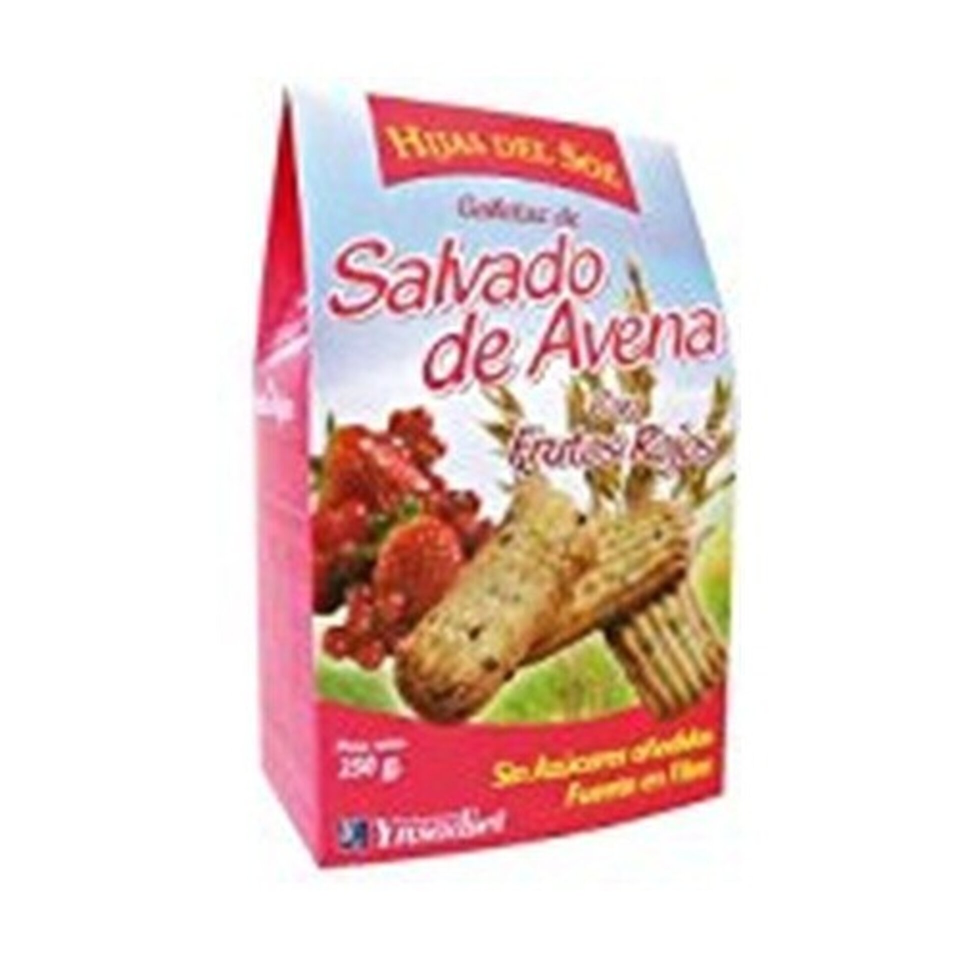 Ynsadiet Galletas Salvado De Avena Frutos Rojos 250g - 1