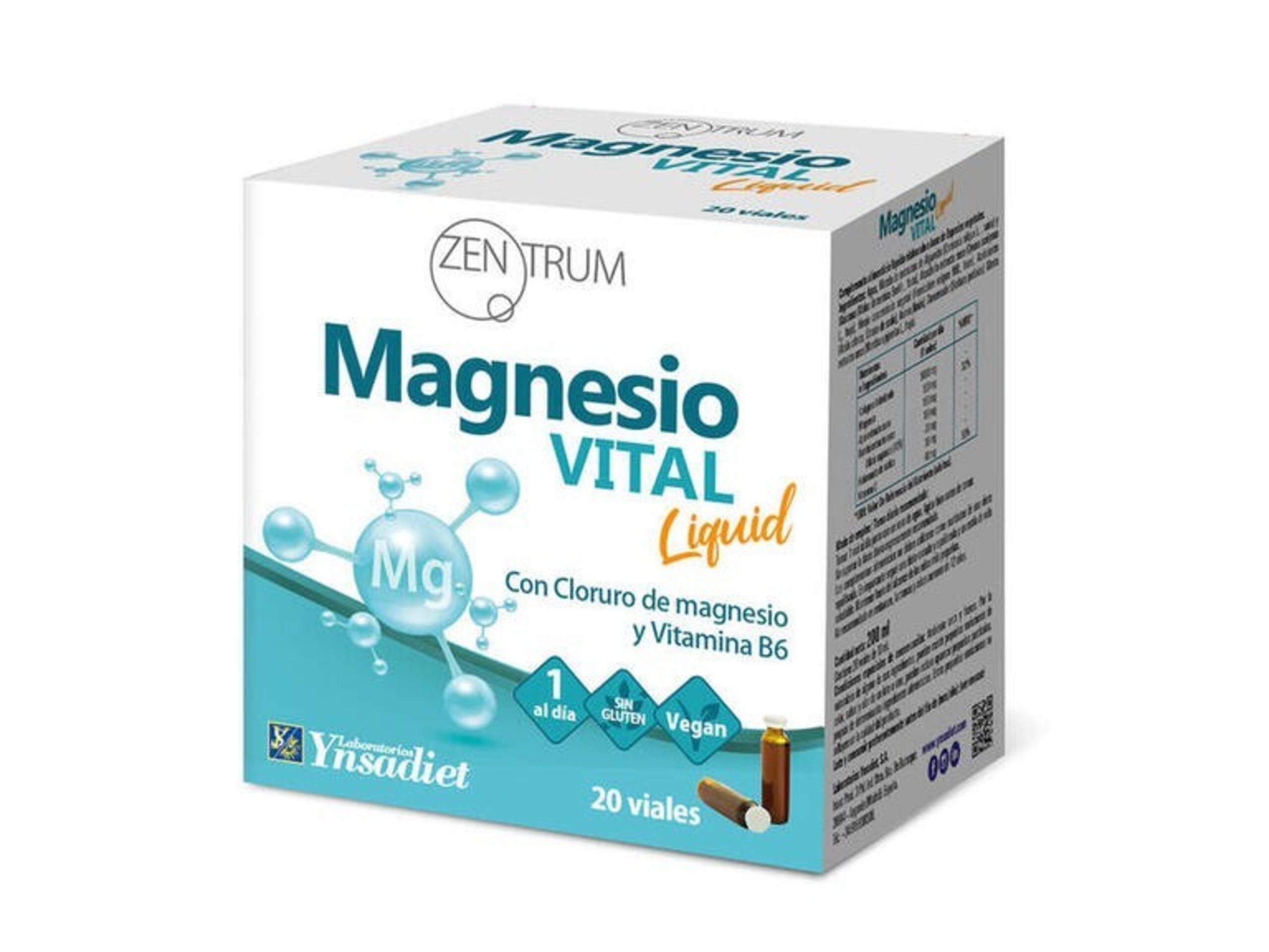 Zentrum Magnesio Vital Liquido 20 Viales - 1