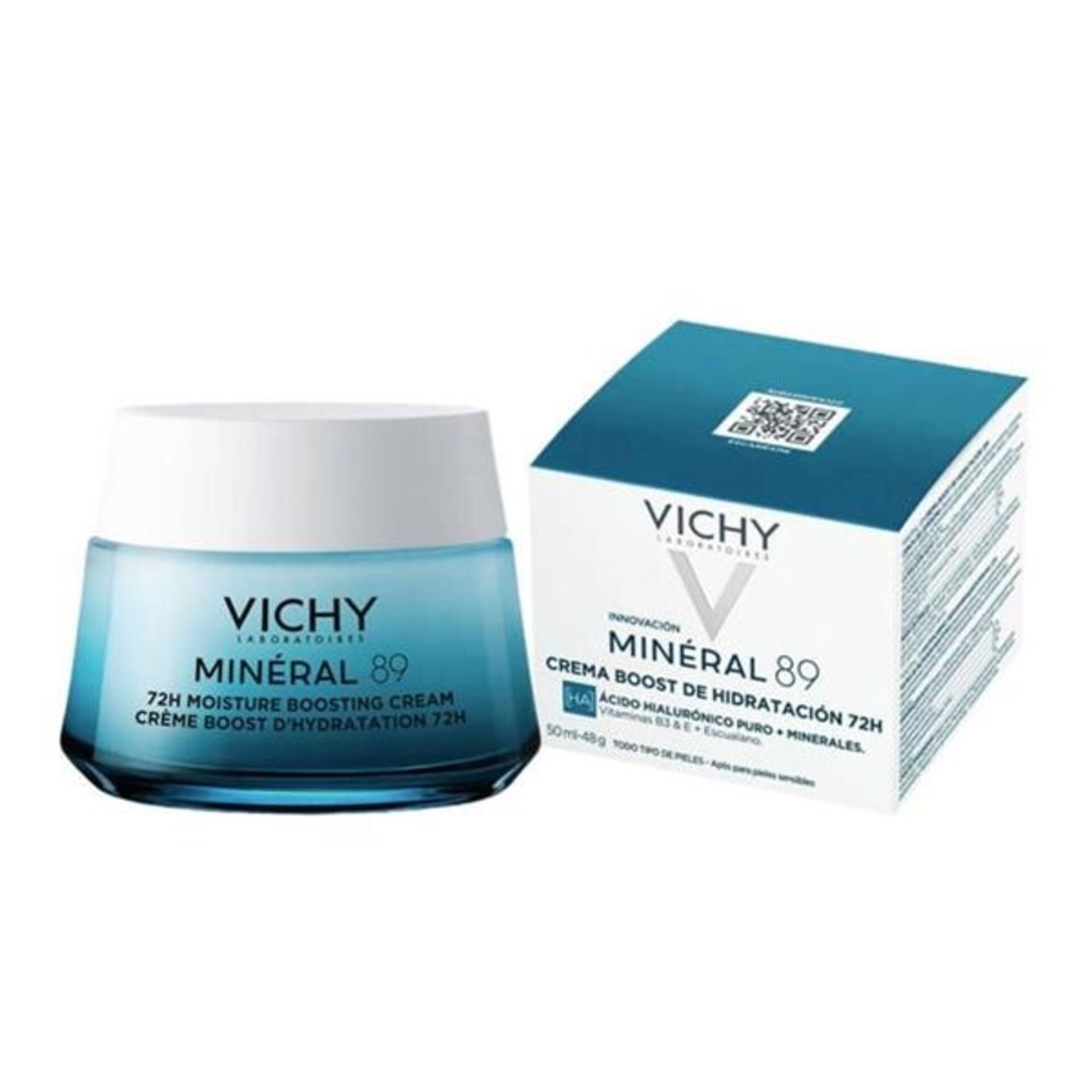 Vichy Mineral 89 Crema Boost Hidratacion 72 h 50ml - 1