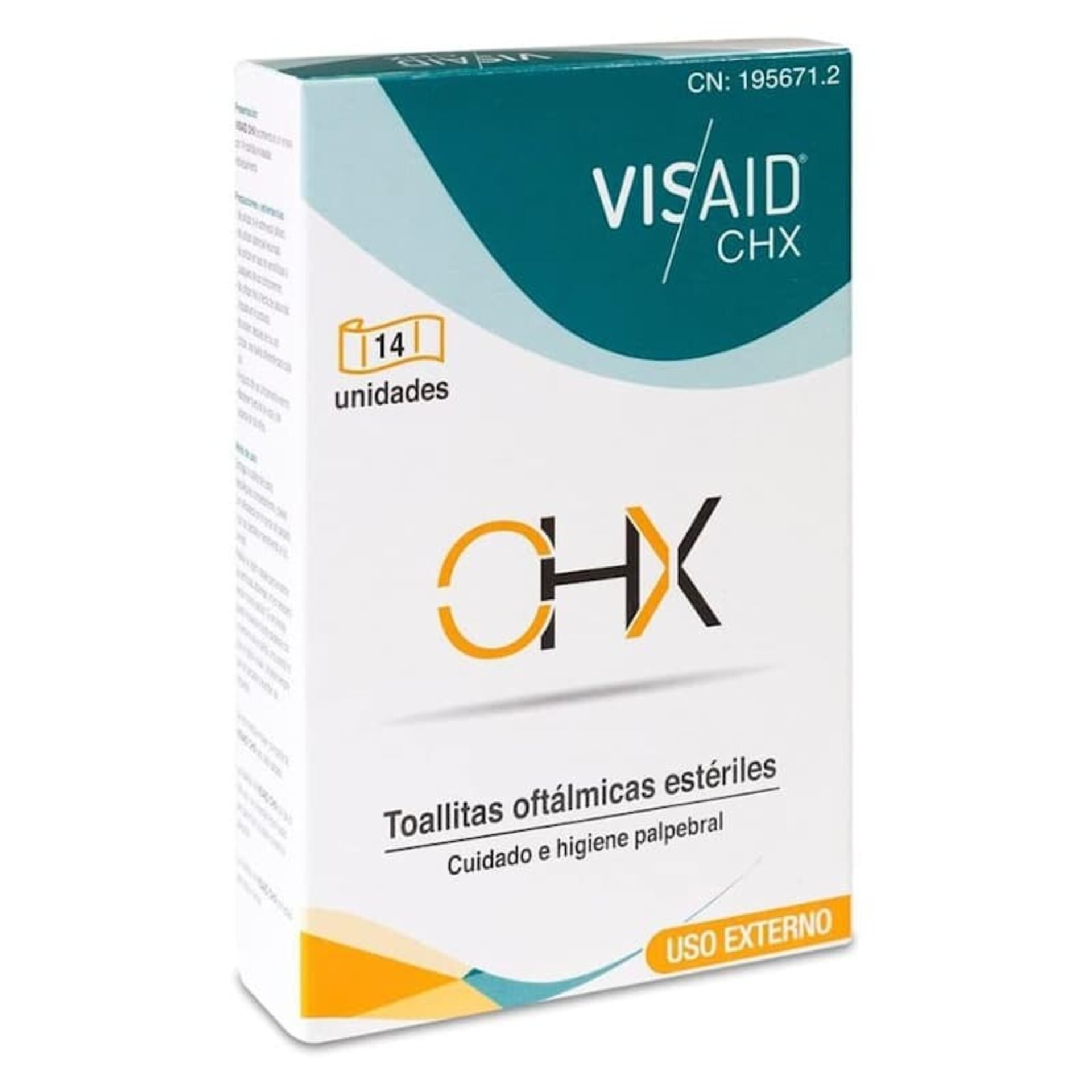 CHX Toallitas Oftálmicas Estériles 14ud - 1