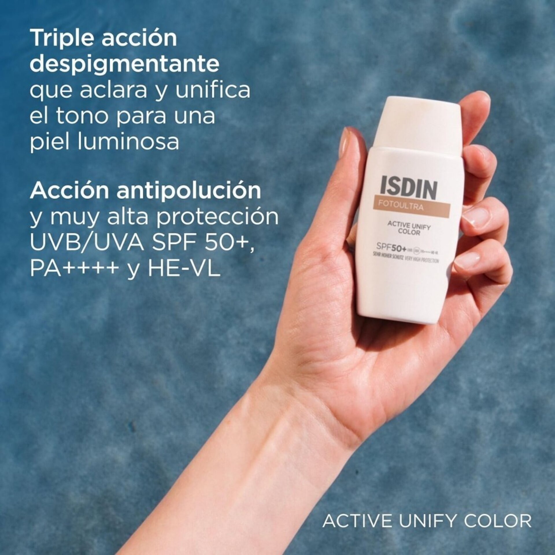 ISDIN FotoUltra 100 Active Unify Color SPF 50+ 50 ml – Protector Solar Antimanch - 2