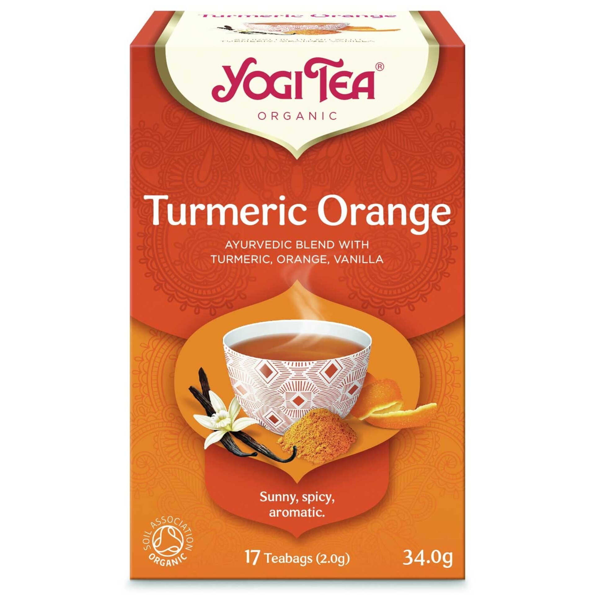 Yogi Tea Té Cúrcuma y Naranja - 1